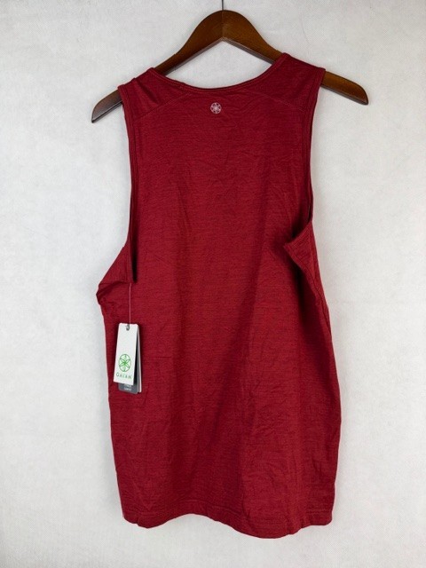 NWT GAIAM Men's Everyday Basic Muscle Tank Cool Burgundy Size Small Athleisure gallery