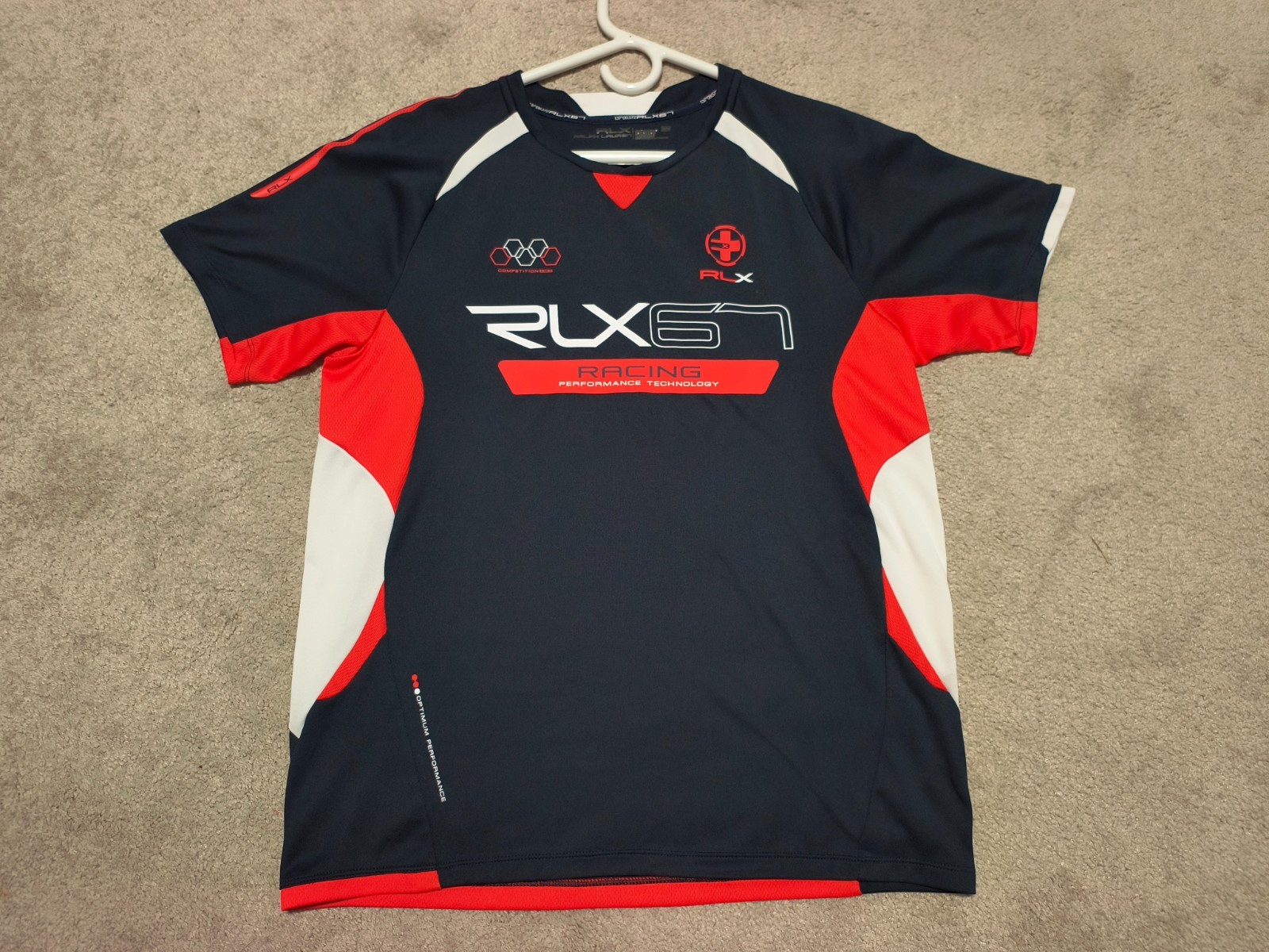 Ralph Lauren RLX Racing Jersey Short Sleeve Pullover Size Medium gallery