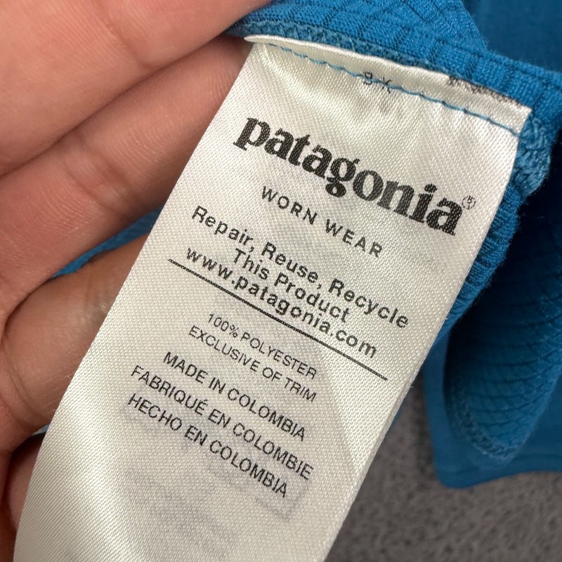 Patagonia Capilene Midweight 1/4 Zip Baselayer Pullover Mens XL Blue Polartec gallery
