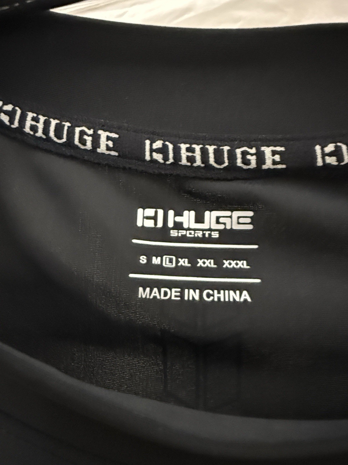 Huge Sports Black Compression Shirt: Large gallery