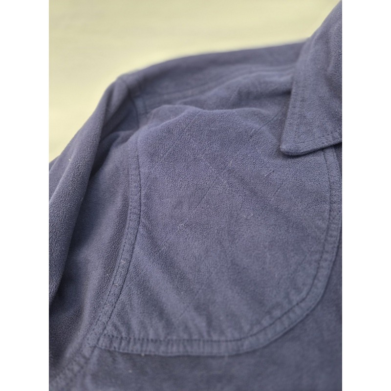 Vtg Columbia Fleece Shirt Jacket Mens L Blue Button Front Long Sleeve Outdoor gallery
