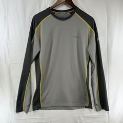 Eddie Bauer First Ascent Base Layer Mens Small Grey FreeHeat Pro Long Sleeve Top