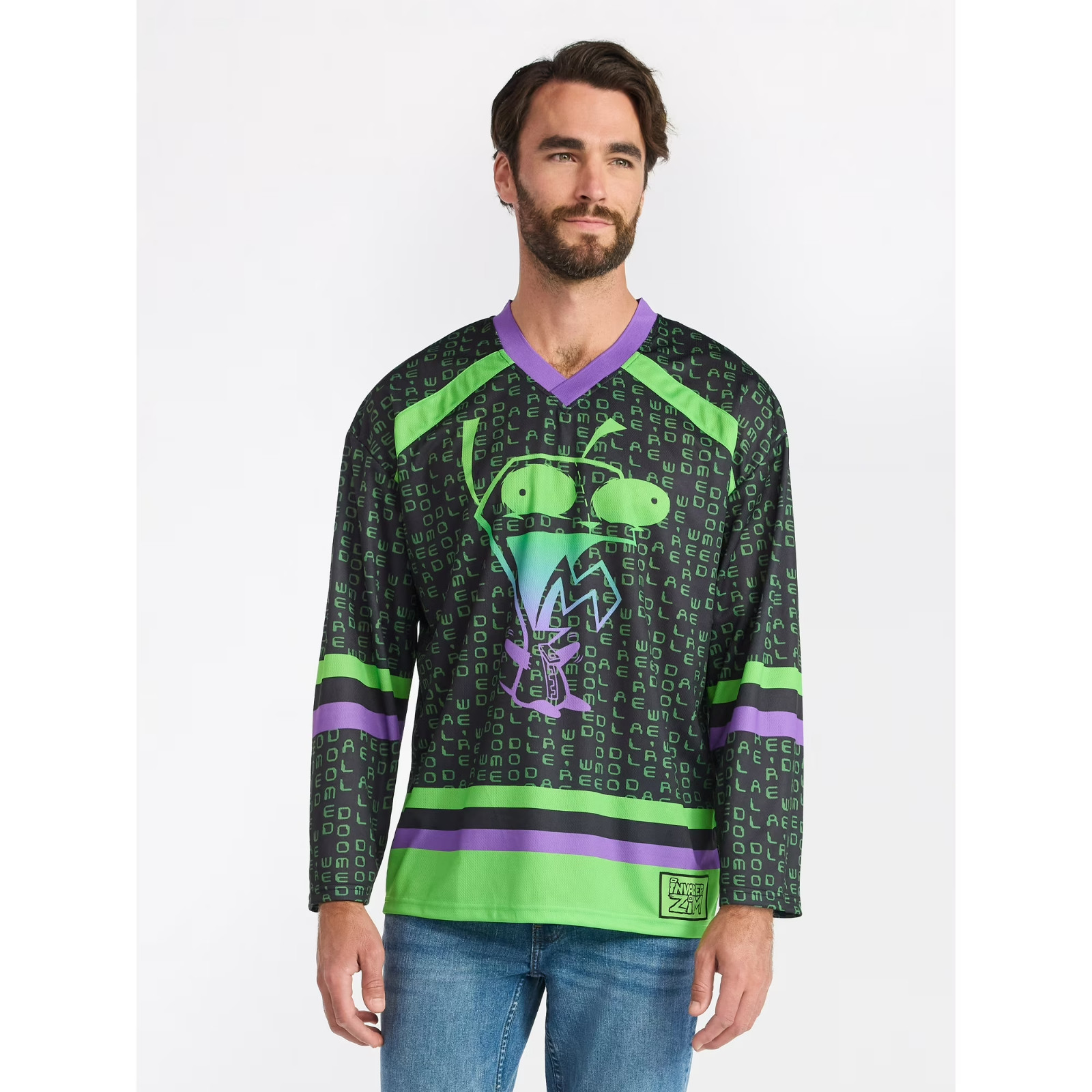 Nickelodeon Invader Zim Hockey Jersey Size Men's Medium Nwt gallery