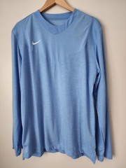 Nike Dri-FIT Team Player Size XL Long Sleeve UV Crew Shirt CW3539-448 Valor Blue