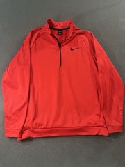 Nike Mens Dri-FIT Quarter Zip Pullover Red Space Dye Heather XXLT Tall