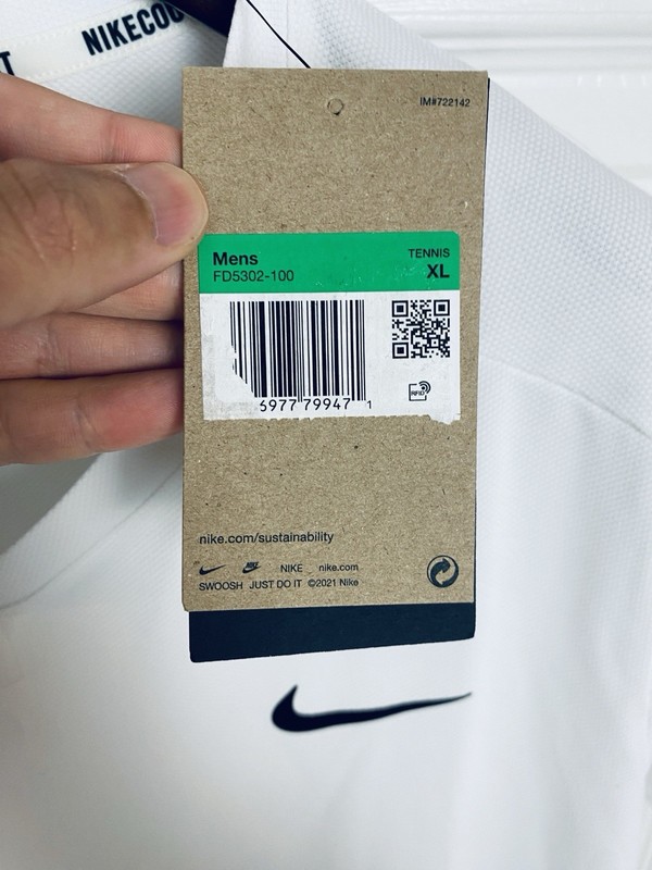 Nike Carlos Alcaraz 2024 Wimbledon Tennis Shirt XL Federer Rafa Nadal Sinner NWT gallery