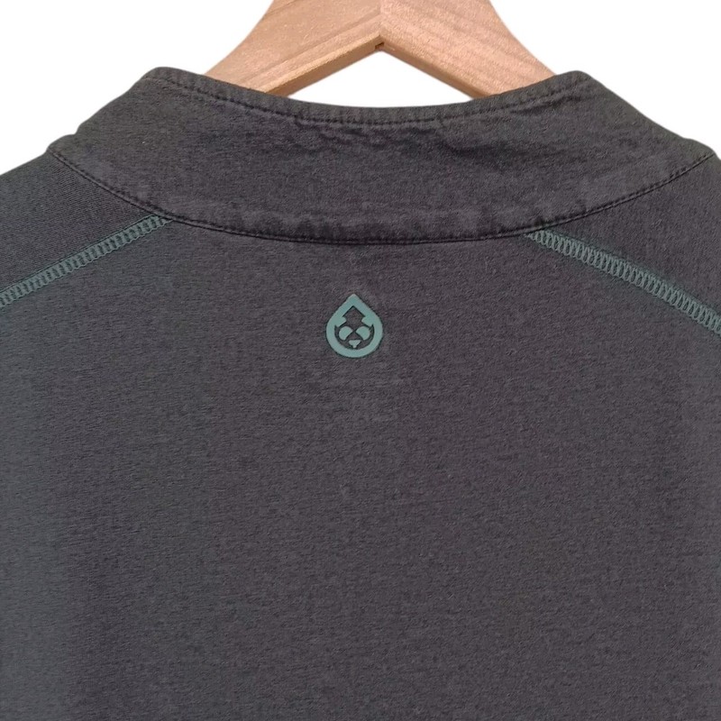 Tasc Performance Sweater Mens 3XT 3XL Tall Black Bamboo 1/4 Zip Stretch Golf 54" gallery