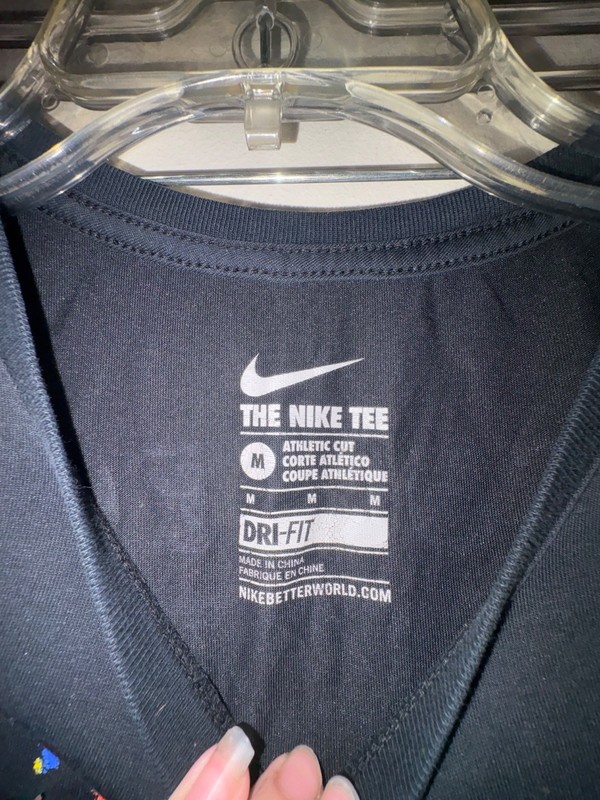 Nike Men's M Net Collectors Society Dri Fit Black T-Shirt Logo G321 gallery