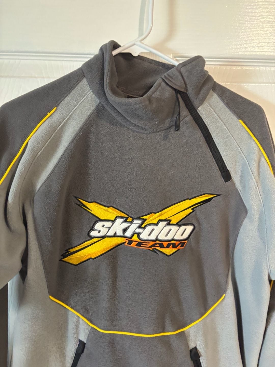 Ski-Doo Men's Team Fleece Pullover Sweatshirt BRP 1/4 Zip Sweater Size Small gallery