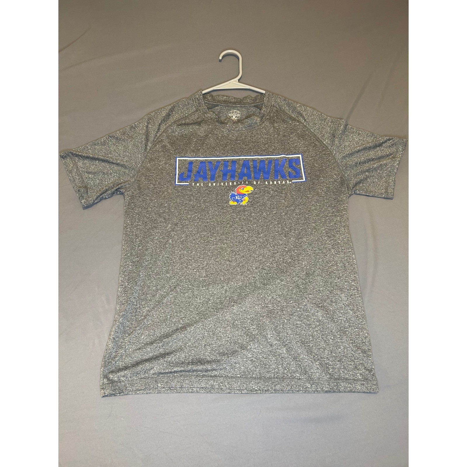 Rivalry Threads Gray Kansas Jayhawks Shirt Mens Medium gallery
