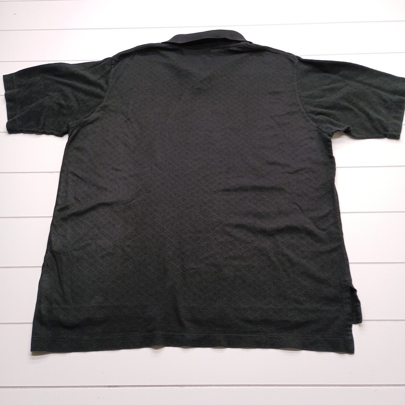 Polo Golf Black Performance Polo Shirt Classic Ivy League Mens L gallery