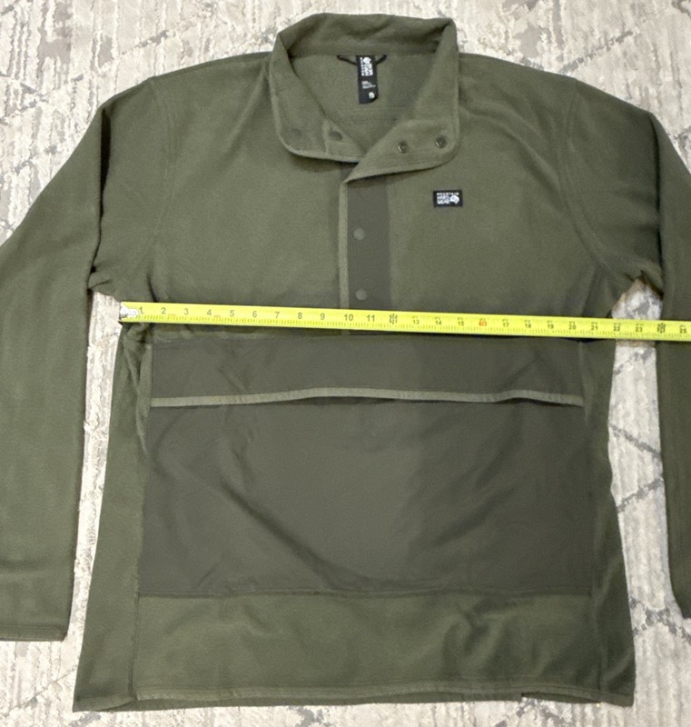 Mountain Hardwear Pullover Mens XL Microchill Camping Hiking Gorpcore Kangaroo gallery