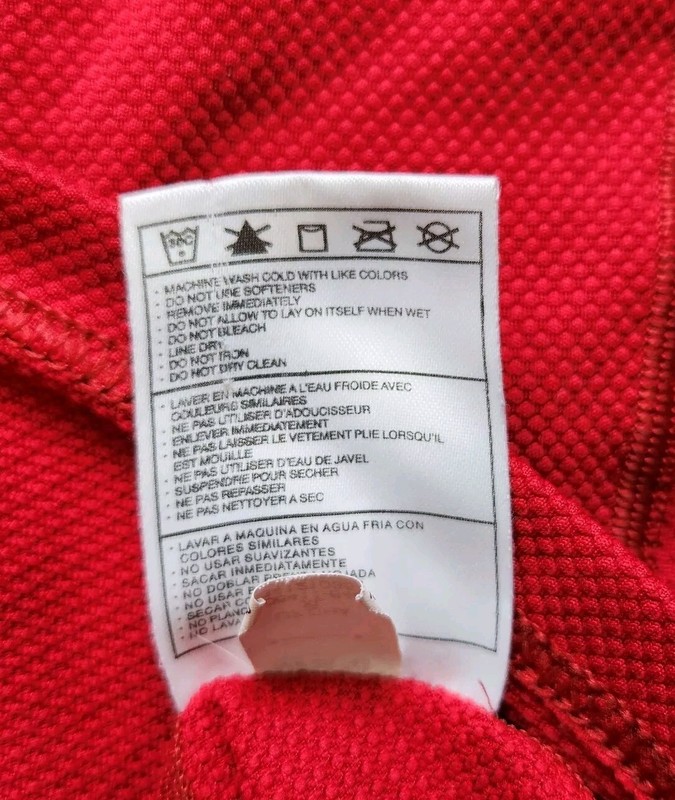 Nike FITDRY Shirt Men's XL Short Sleeve Crew Neck Red gallery