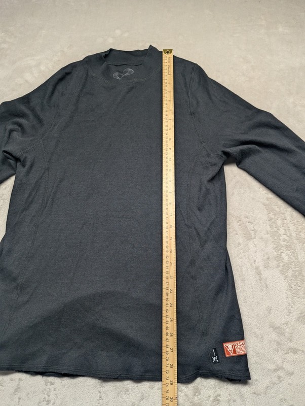 Y2k Oakley Shirt Mens XL Black Carbon X Performance Base Layer Long Sleeve #0480 gallery