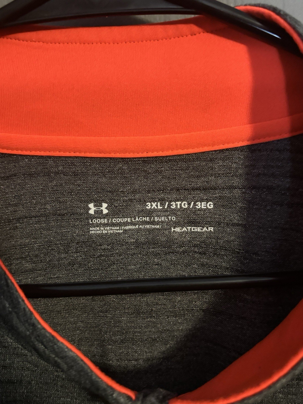 Under Armour HeatGear Men’s 3XL Big & Tall Loose 1/4 Zip Pullover Gray gallery