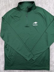 Under Armour Golf Men’s Green Keeneland Racing Performance 1/4-Zip Shirt Size M