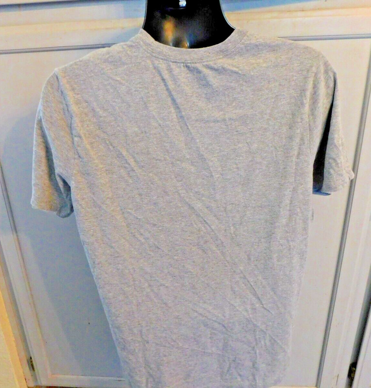 Nike gray S/S crew neck t-shirt black polka dot swoosh men's sz L gallery