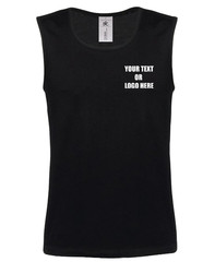 Personalised Printed B&C Athletic Move Unisex Vest Yoga Exercise Fitness Gym