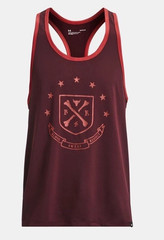 UNDER ARMOUR Project Rock Men’s Gym tank 2XL Loose fit Heritage Red NWT