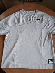 Nike Dri-Fit Men’s Silver Gray Football Jersey Size XXL