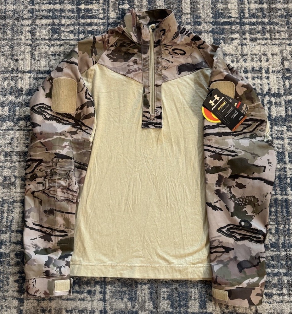 Under Armour Tactical Combat Camo Long Sleeve Military Shirt Men’s Size S NWT