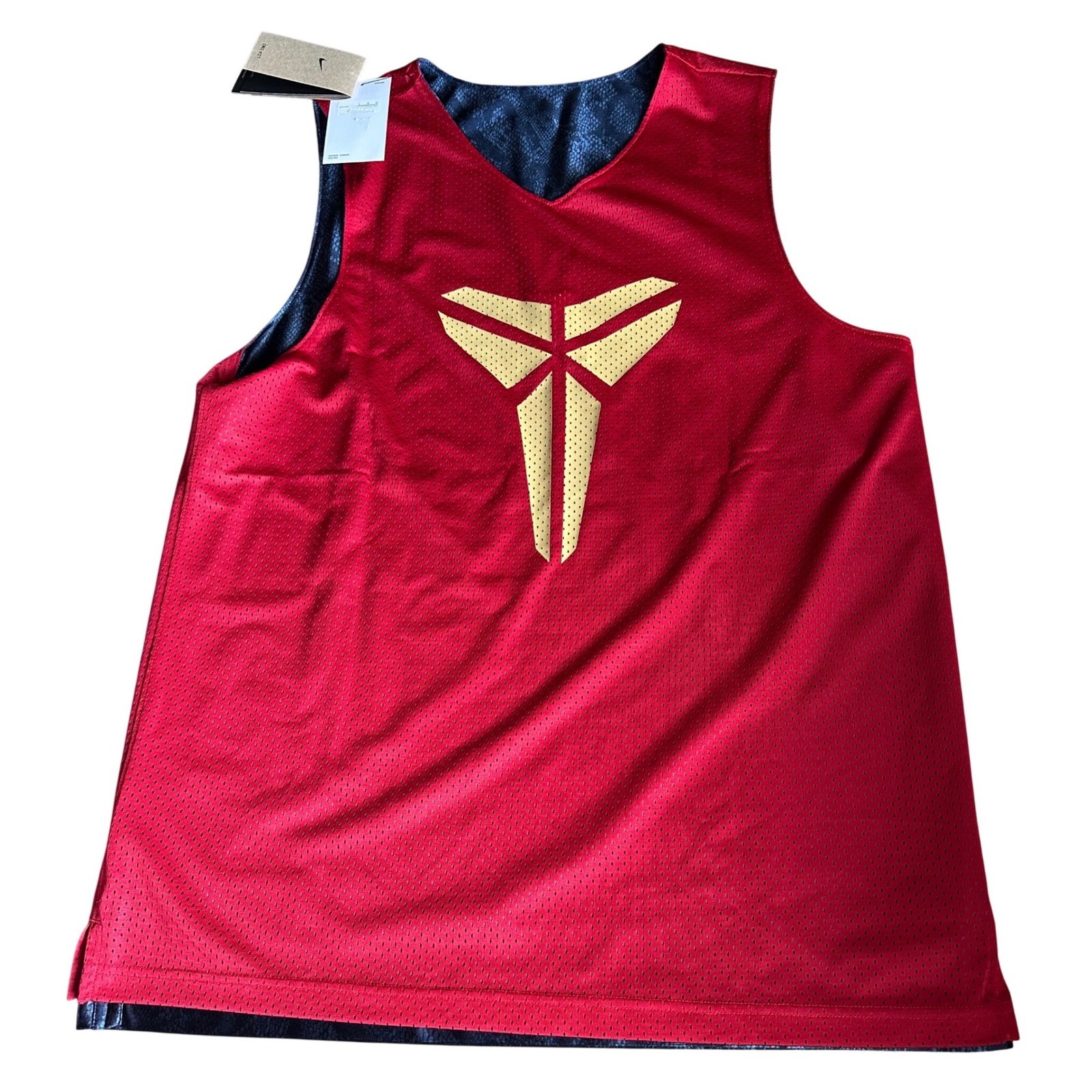 Nike Kobe Reversible Mamba Basketball Jersey Red Navy Snakeskin Size Small NWT gallery