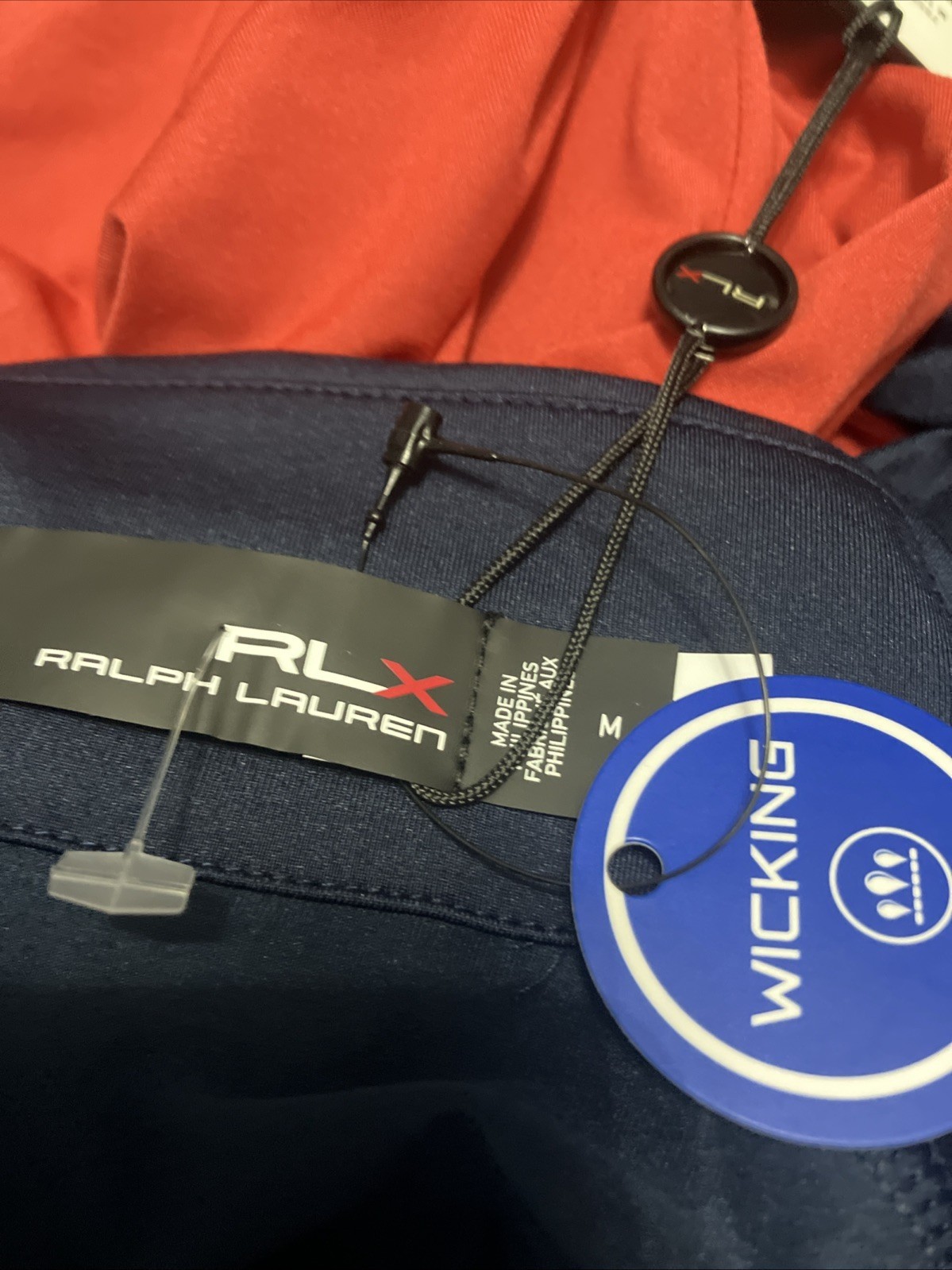 RLX Ralph Lauren Men’s Performance Half-Zip Pullover Navy Red Size M NWT gallery