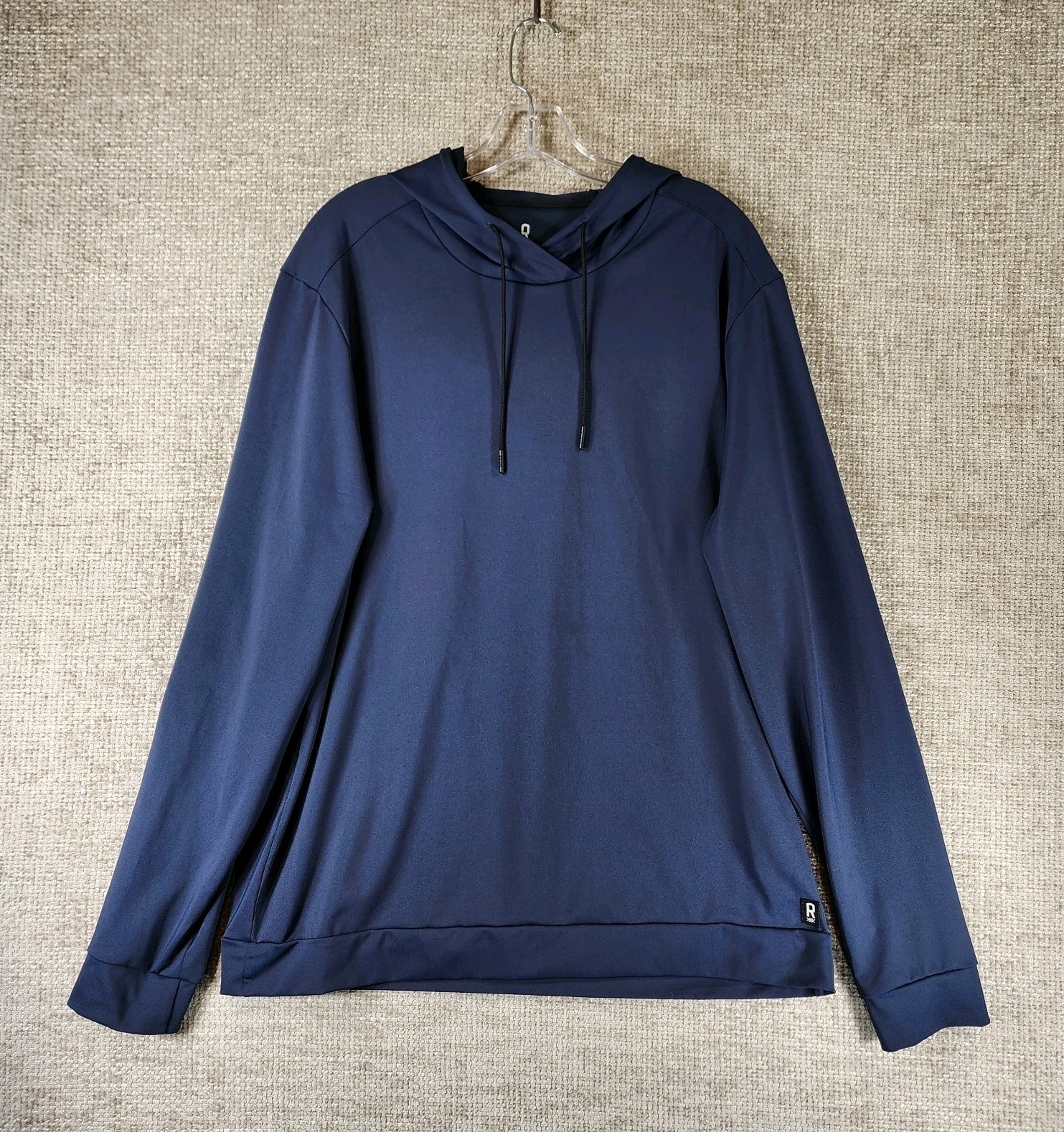 Rhone Essentials Performance Hoodie Shirt Mens L Navy Pullover Midweight Nice! gallery