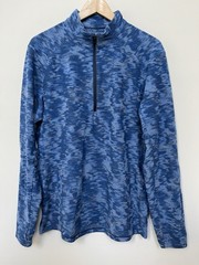 Lululemon Surge Warm 1/4 Zip Mens Size Large Jacquard Running Rulu Long Sleeve