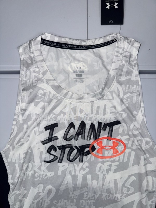 Under Armour Men's "I Can't Stop" Compression Tank Top Shirt 1384027 Pick Size gallery