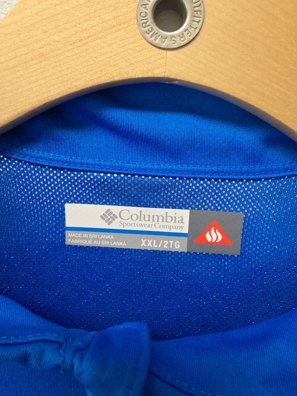 Columbia Omni-Heat 1/4 Zip Active Pullover Men’s XXL Blue Lightweight Run Cycle gallery