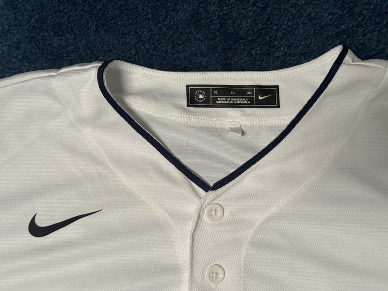 Nike Cleveland Guardians Baseball Jersey Mens Size Extra Large XL White Home New gallery