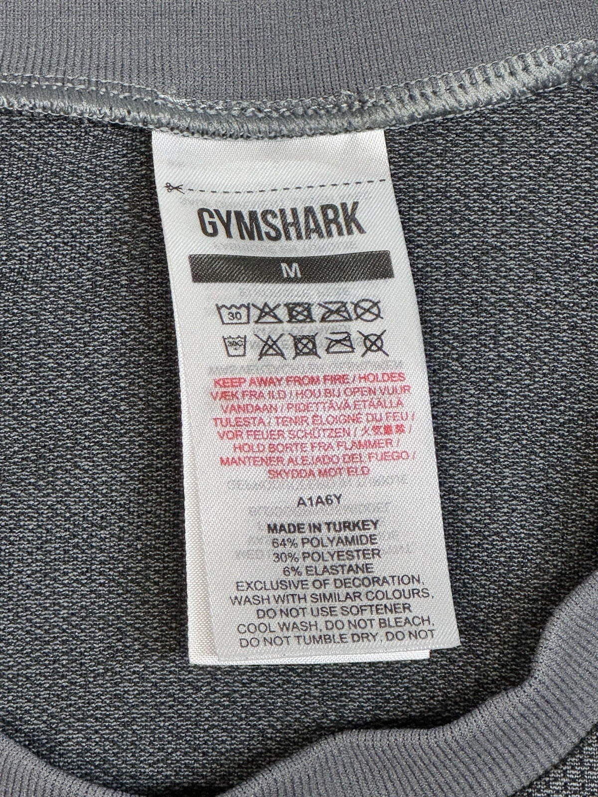 Gymshark Onyx “Lookalike” (See Pictures) MEDIUM~Long Sleeve!! gallery