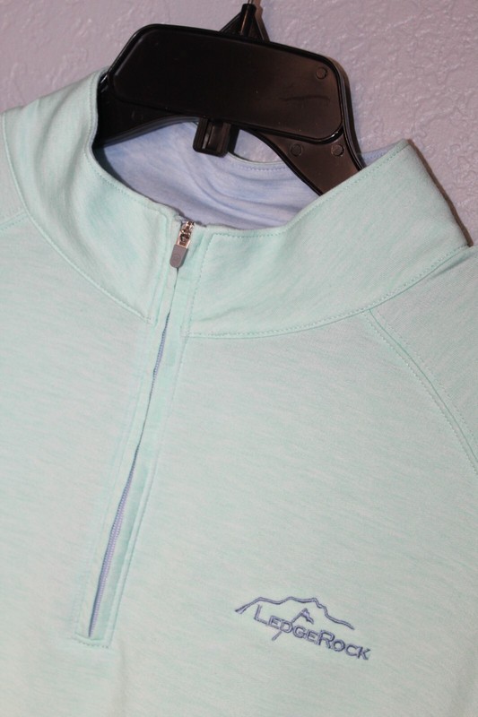 PETER MILLAR drirelease Natural Touch 1/4 Zip Pullover Men MEDIUM Ledge Rock PA gallery