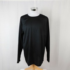 Zone Pro Sport Men’s Long Sleeve Crew Neck Sport T-Shirt Black, XL #3258