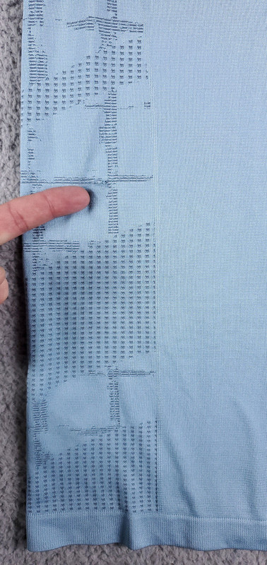Lululemon Tech T-Shirt Blue No Size Tag Material Tags gallery