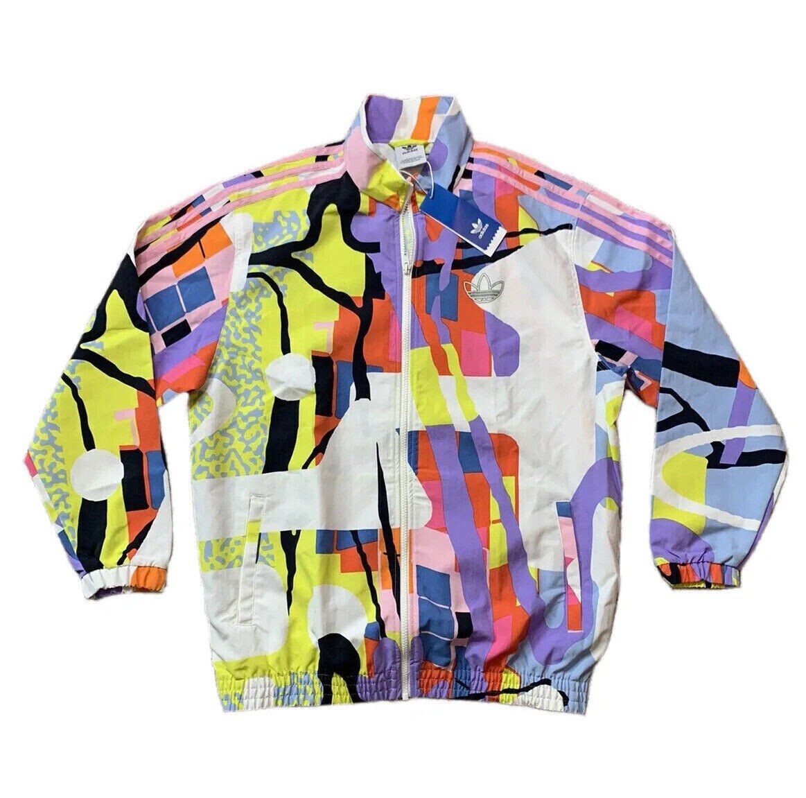 Adidas PRIDE LOVE UNITES WIND BREAKER H43971 Zip Track Top Jacket Multicolor New gallery