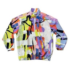 Adidas PRIDE LOVE UNITES WIND BREAKER H43971 Zip Track Top Jacket Multicolor New