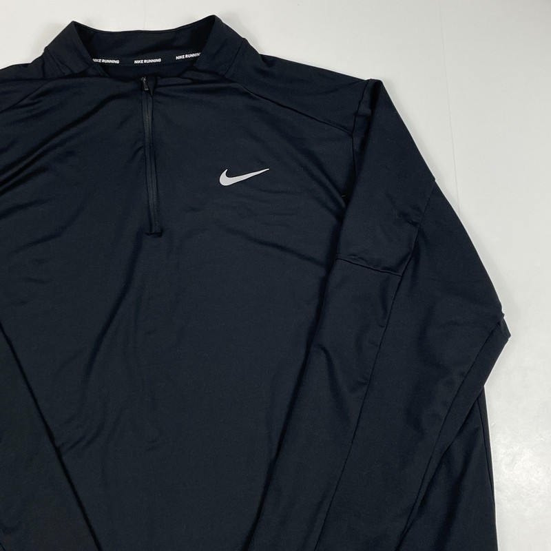 Nike Shirt Mens 2XL XXL Black Dri Fit 1/4 Zip Pullover Golf Running Workout Gym gallery