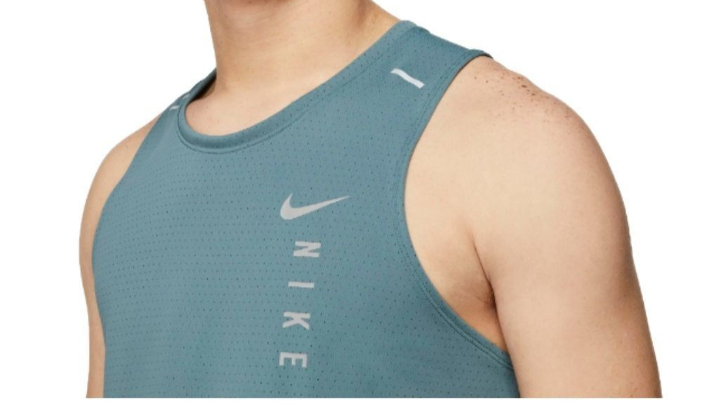 Nike Dri-FIT Men's Miler Run Division Gray Hybrid Tank DA1312-387 M (S4) gallery