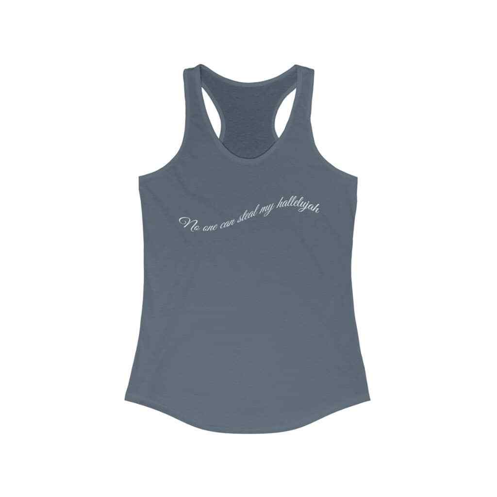 Next Level Ideal Racerback Tank "Hallelujah" gallery