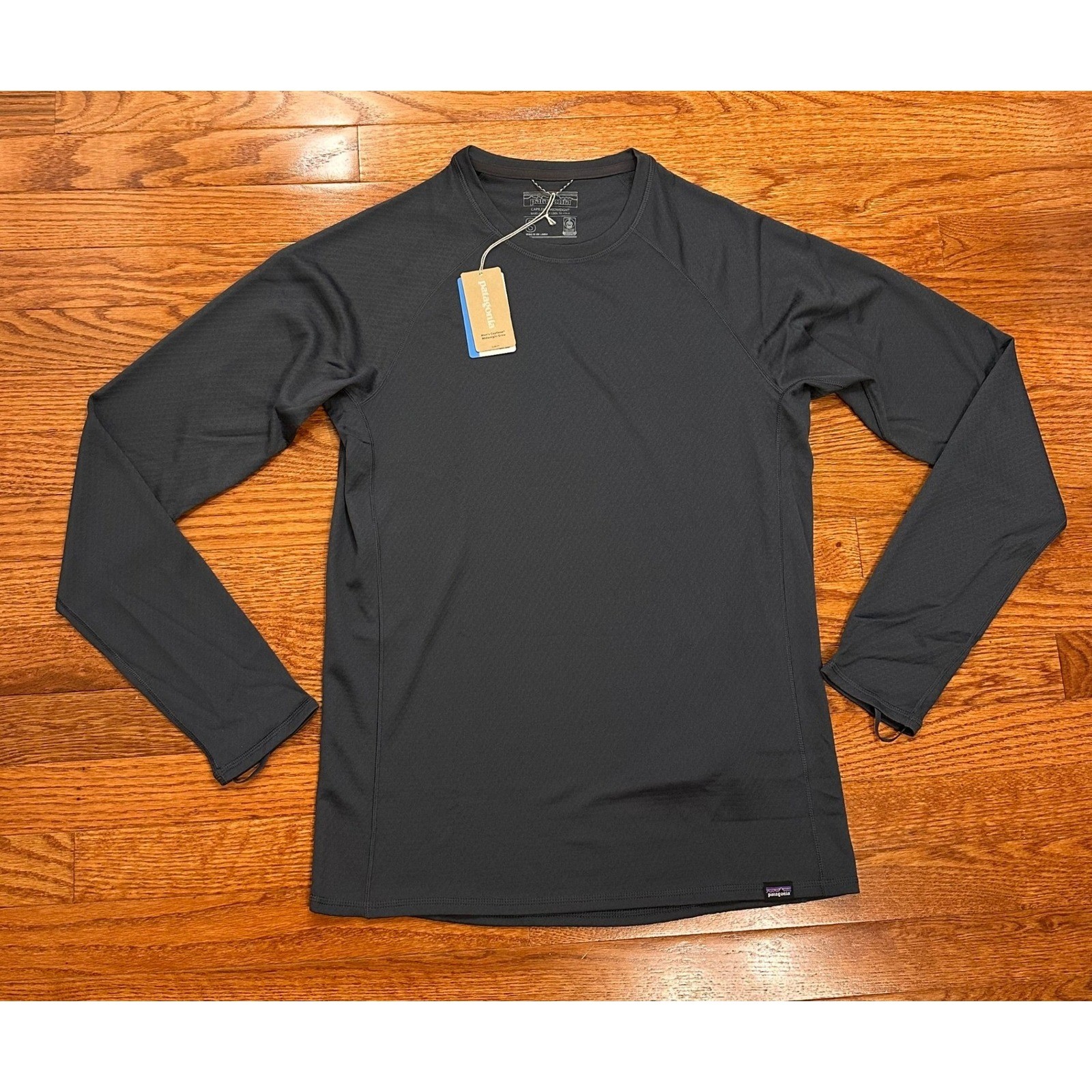 New Patagonia Capilene Midweight Crew Baselayer Shirt Mens Small Smolder Blue gallery