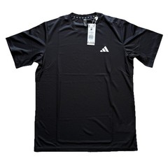 New Adidas Men’s Medium Black AEROREADY TR-ES BASE T Training Tee Shirt $25