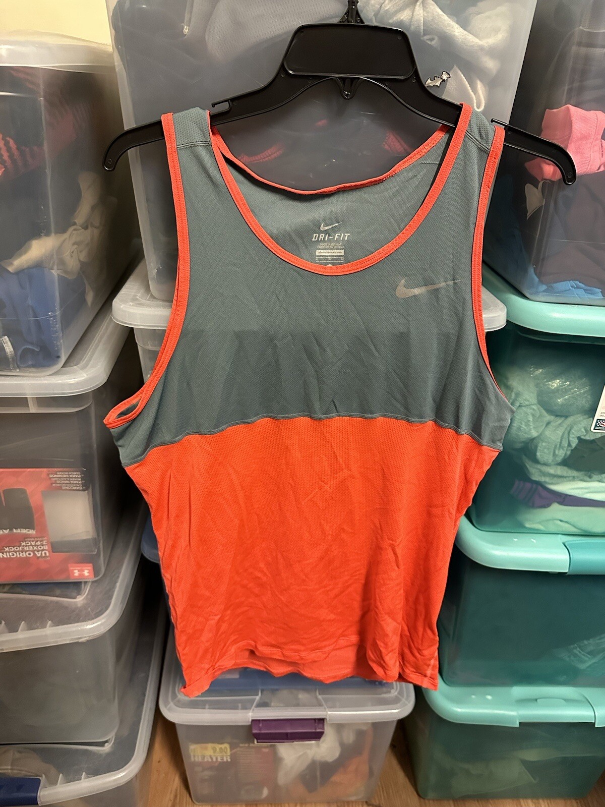 Nike Racer Singlet DRI FIT Men's MEDIUM gallery