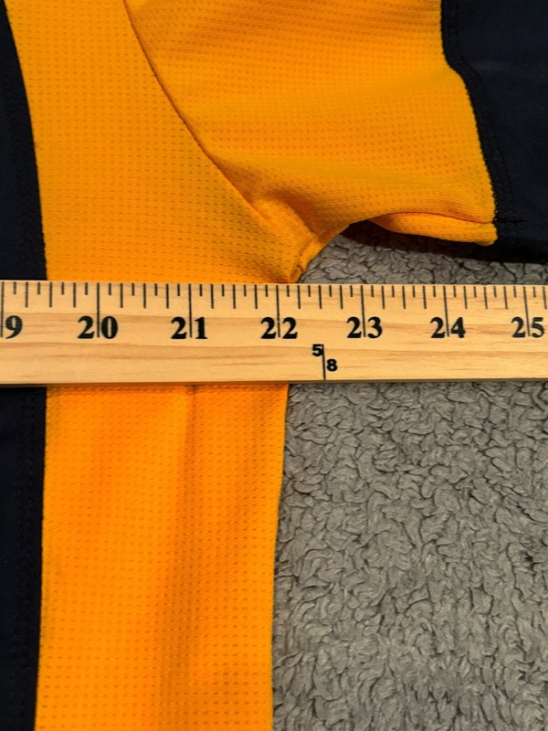 Boombah Short Sleeve Pullover Mens XS Blue Yellow 1/4 Zip Baseball Coaching gallery