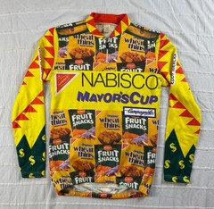VTG 90s Giordana Cycling Jersey Men’s Size 3 Nabisco Mayors Cup Made In Italy