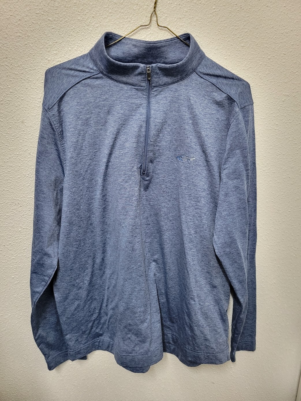 Greg Norman Men’s Active Quarter Zip Top Classic Fit, Navy, M gallery