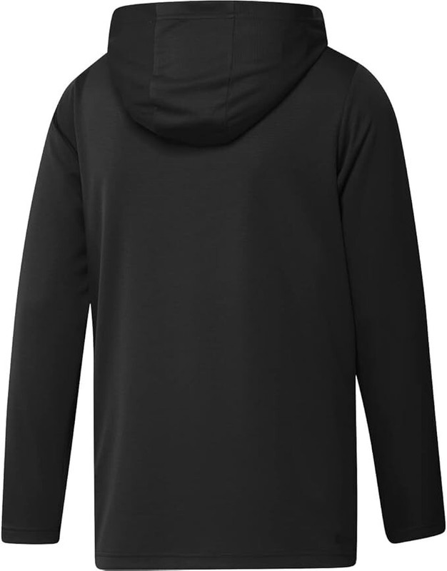 Adidas Stadium Heat.RDY Mens Longsleeve Hoodie- Small/ Black-white gallery