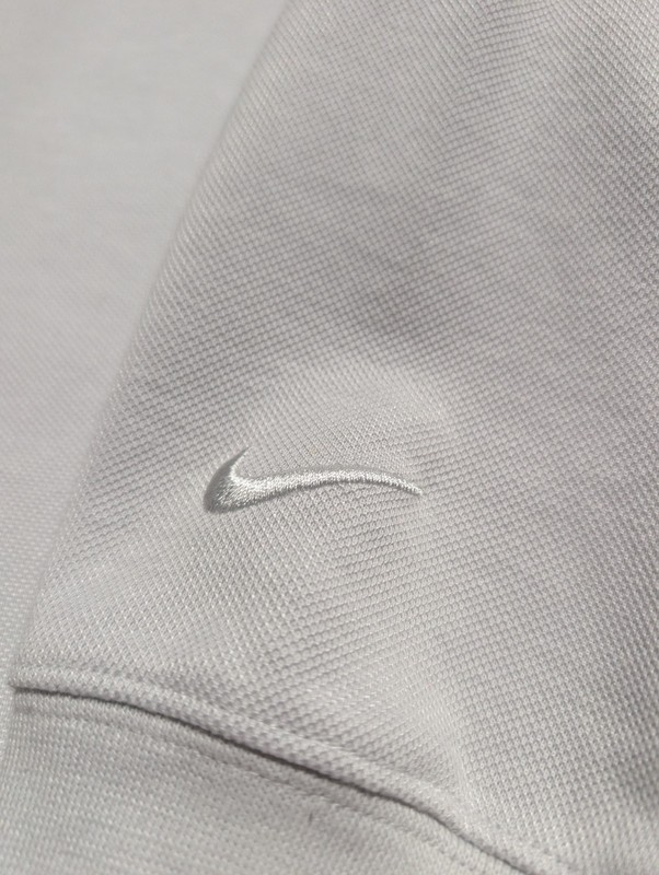 New L Nike Dri-Fit Long Sleeve Golf Pullover Gray Stripe Shirt DH1266-025 Men gallery
