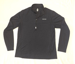 MERRELL Men’s Wind Shirt Black. Lightweight Pullover 1/2 Zip. Sz. Large. * EUC *